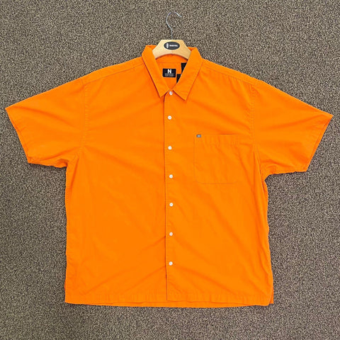 Vintage Nautica Bright Orange SS Button Up